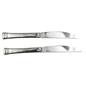 Cambridge Codie Dinner Knives Set of 2 Stainless Steel Glossy 8-3/8"‎ Flatware